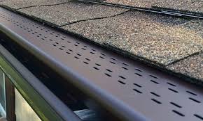 gutter protected by a special metal guard 
