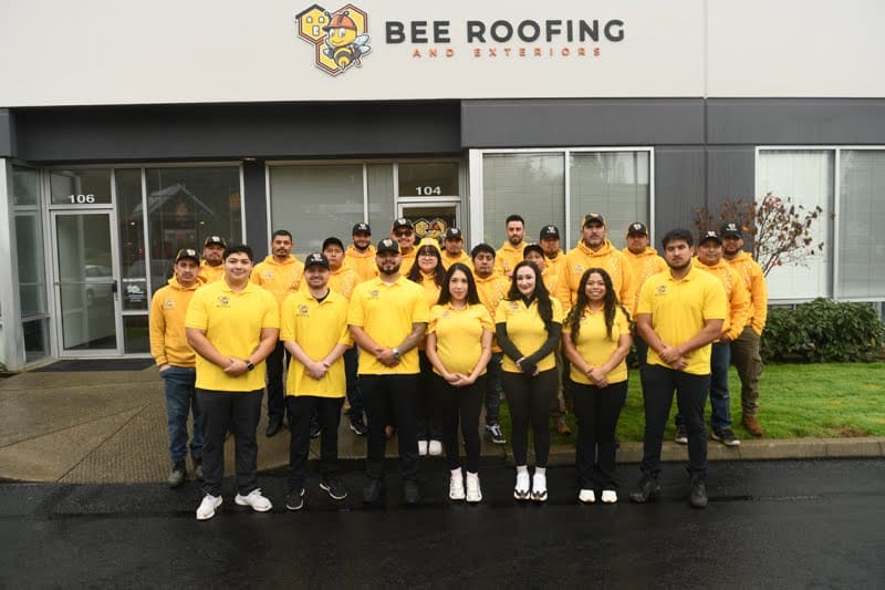 Bee Roofing and Exteriors Team photo