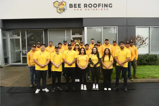 Bee Roofing team photo